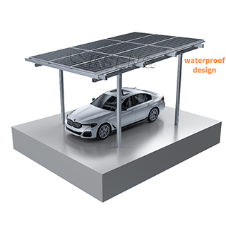 Modern design waterdichte aluminium zonne-carportstructuur