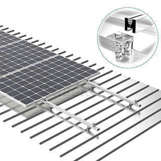 OEM metalen dak aluminium zonne-tin dakmontagesysteem