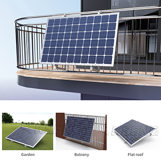 Eu Warehouse Balkon Aluminium Pv Statief Easy Solar Bracket 